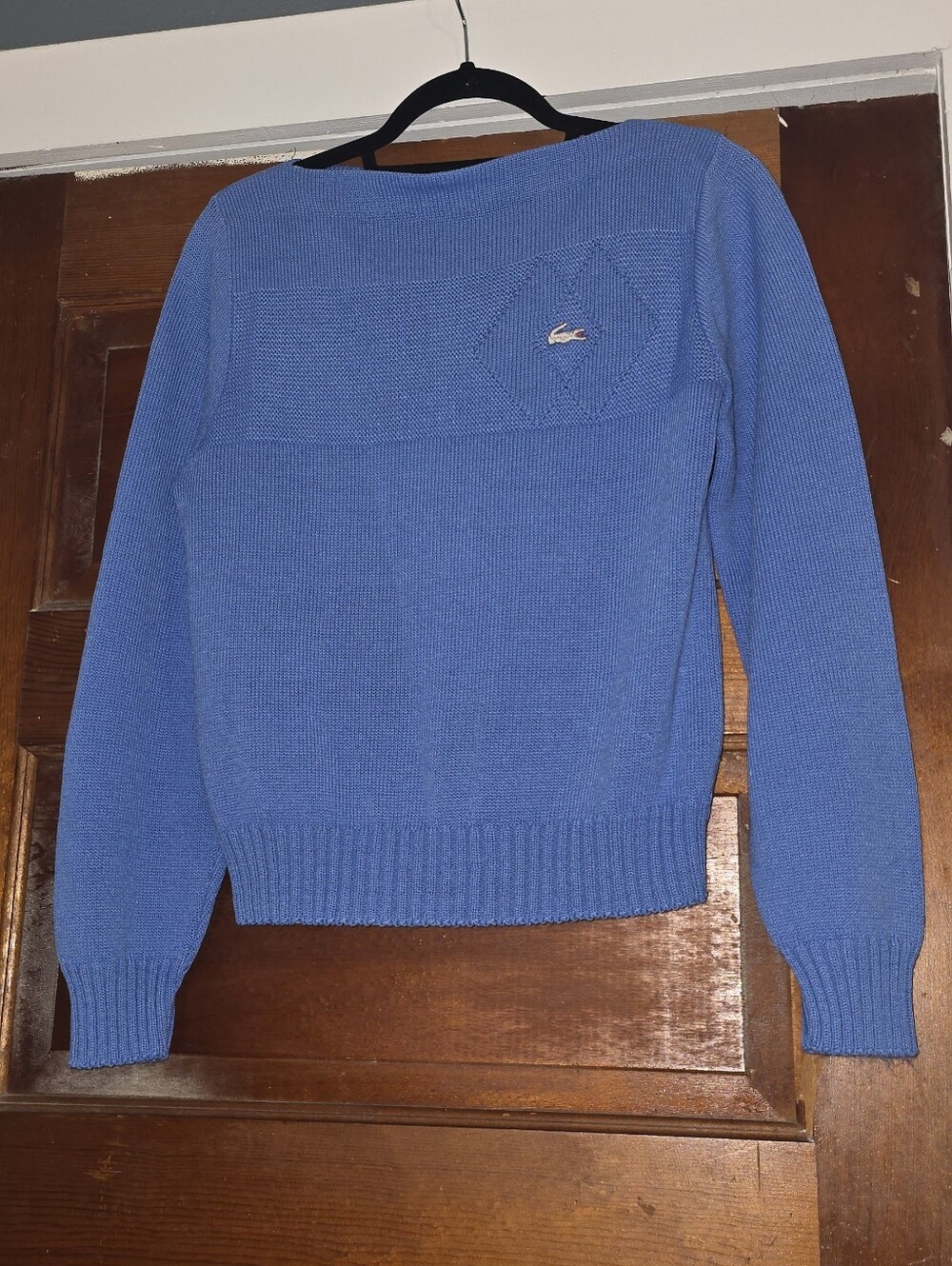 Vintage Lacoste Royal Blue Crewneck Knit Sweater